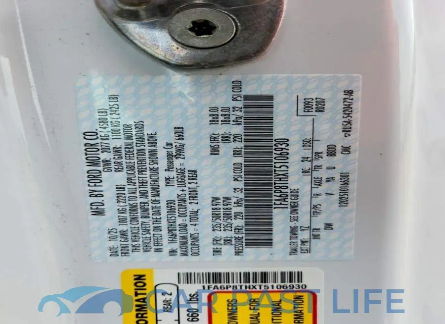 1FA6P8THXT5106930# 13