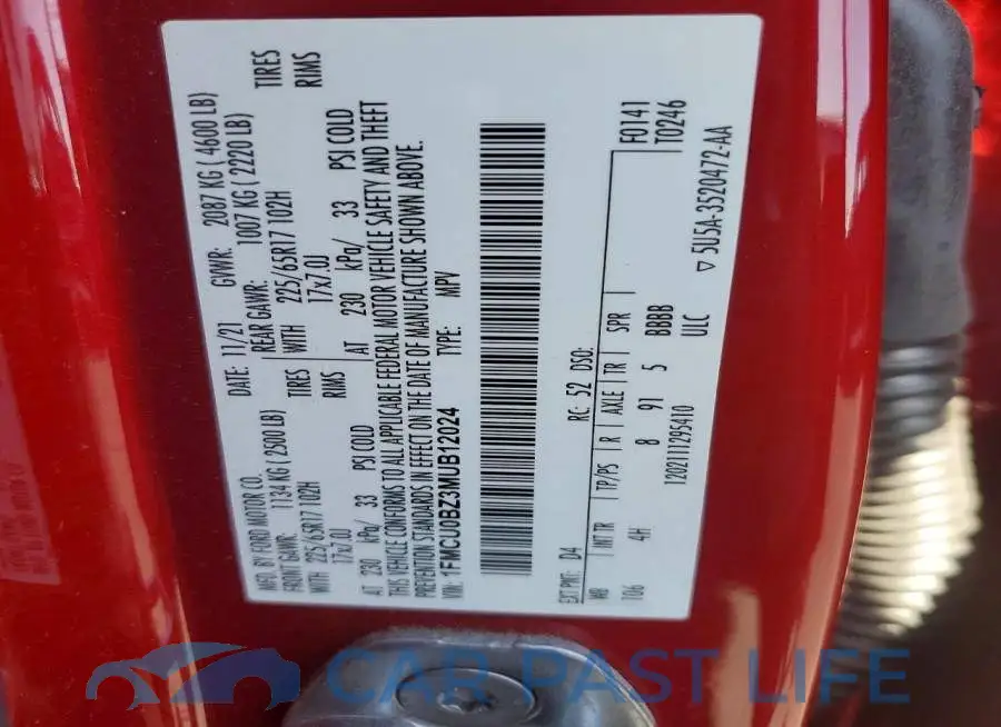 1FMCU0BZ3MUB12024# 13