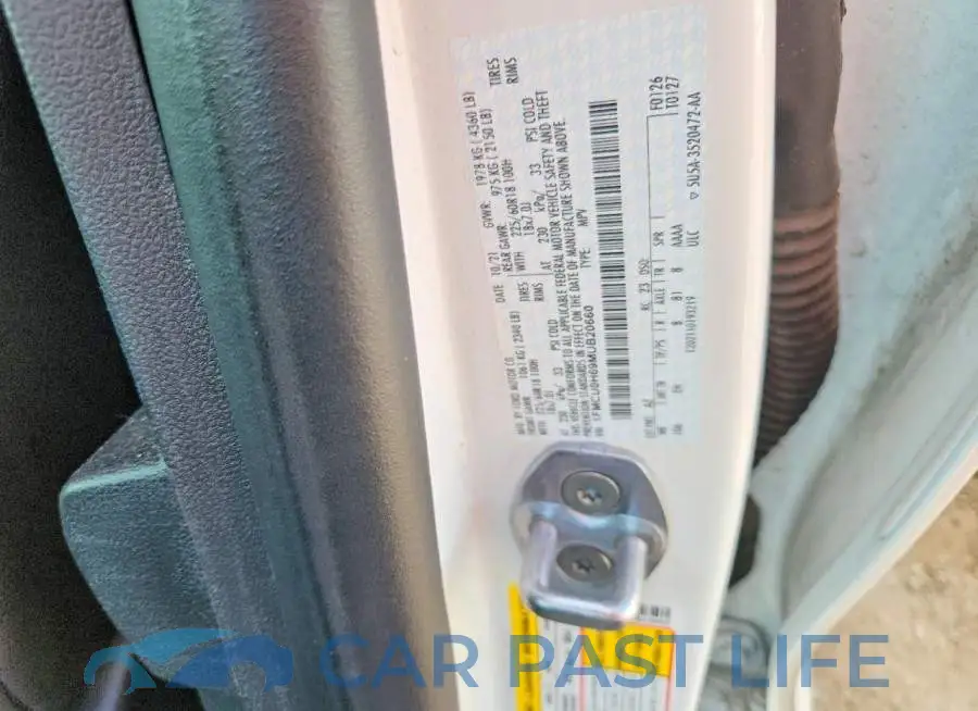 1FMCU0H69MUB20660# 12