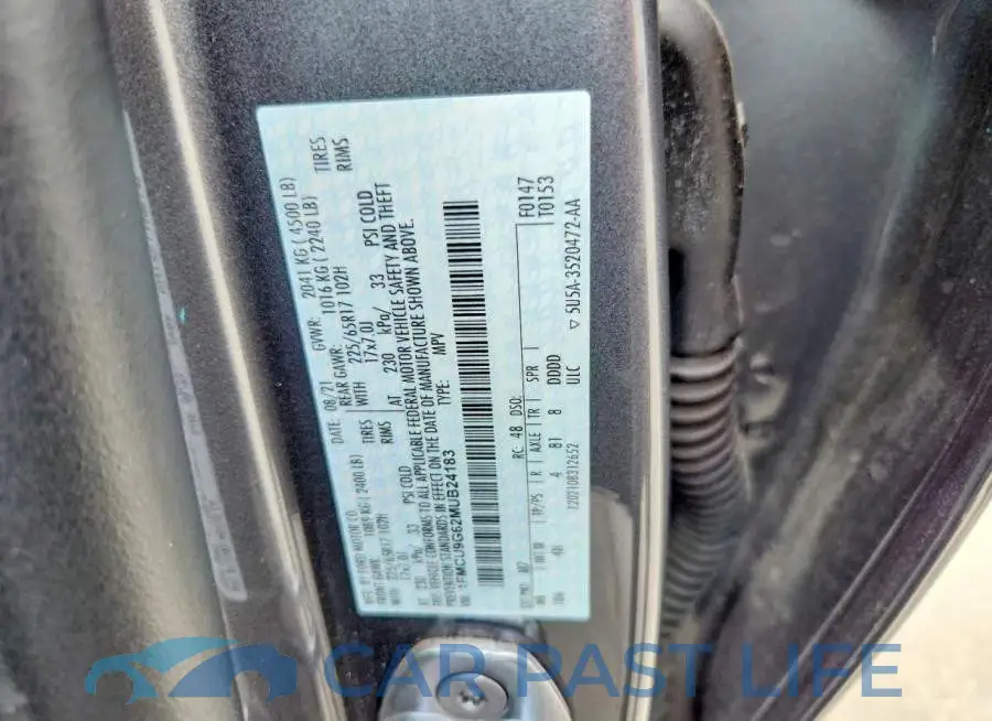 1FMCU9G62MUB24183# 13