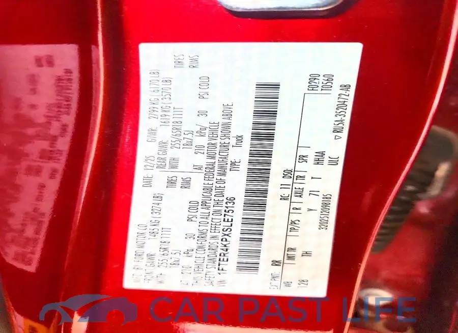 1FTER4KPXSLE75136# 12