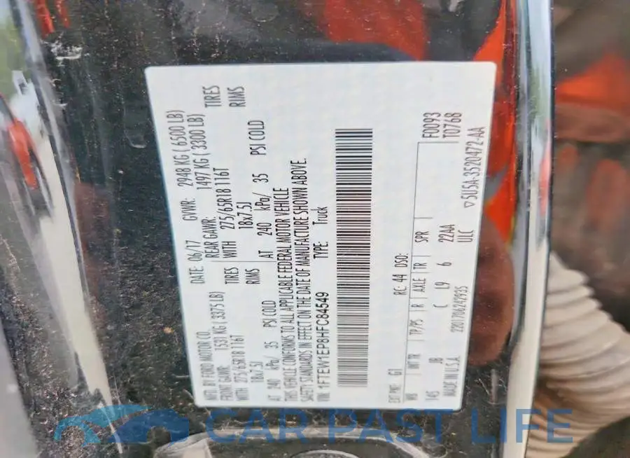1FTEW1EP8HFC84549# 13