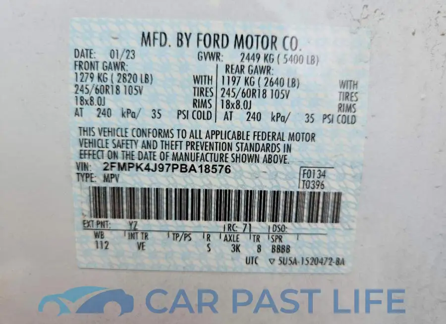 2FMPK4J97PBA18576# 13