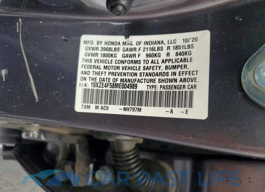 19XZE4F58ME004989# 13