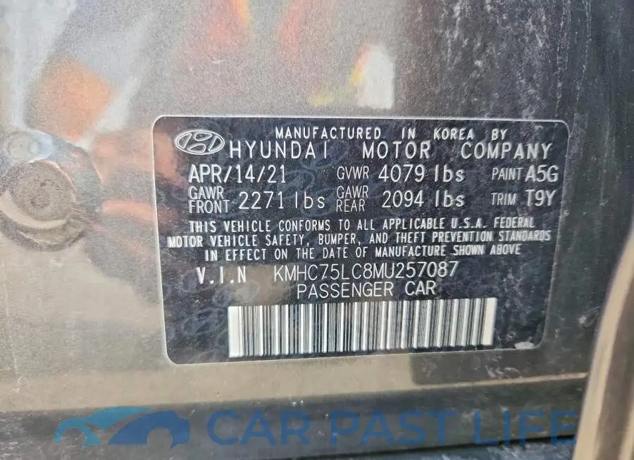 KMHC75LC8MU257087# 12
