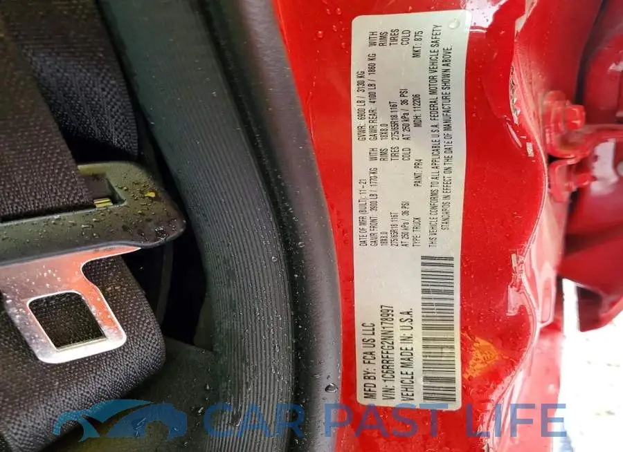 1C6RRFFG2NN178997# 12