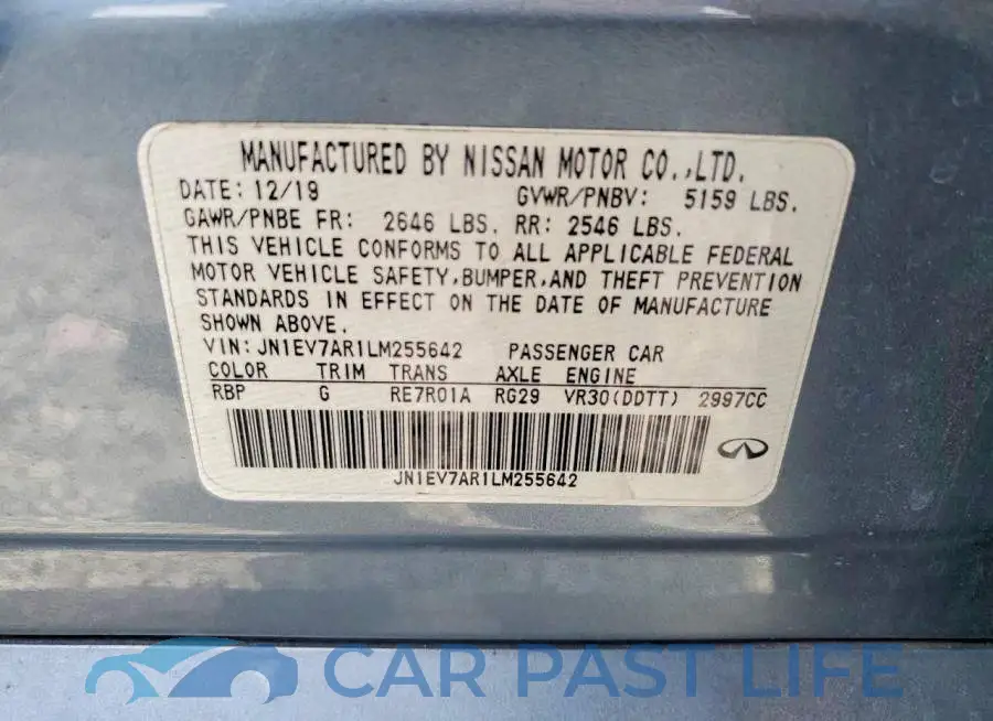 JN1EV7AR1LM255642# 12