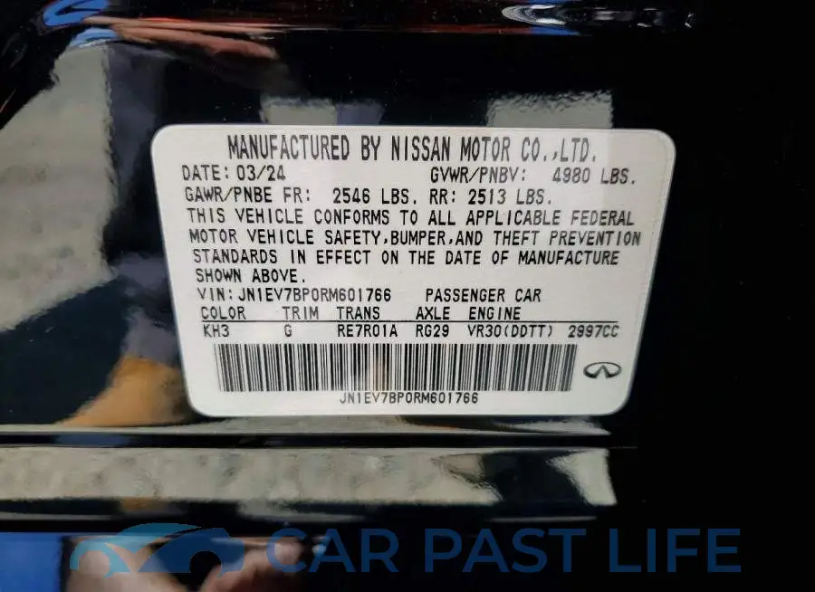 JN1EV7BP0RM601766# 12