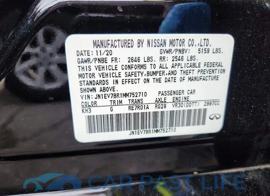 JN1EV7BR1MM752710# 12
