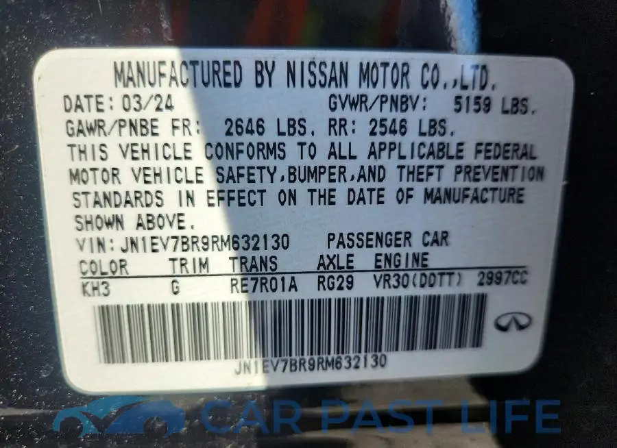 JN1EV7BR9RM632130# 12
