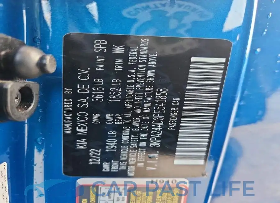3KPA24AD3PE541858# 13