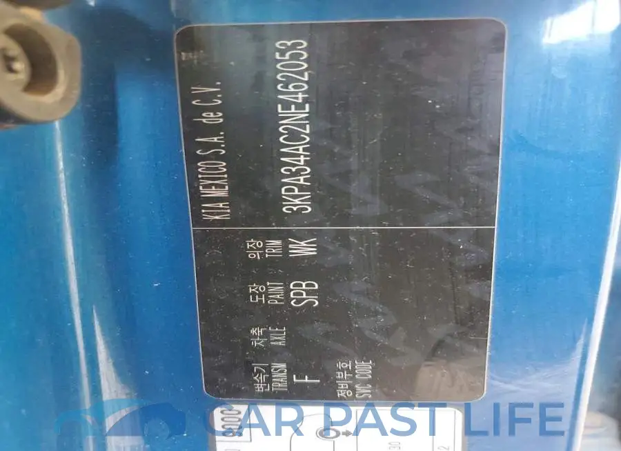 3KPA34AC2NE462053# 12