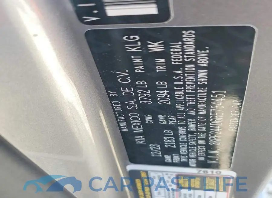 3KPF24AD6RE734451# 12
