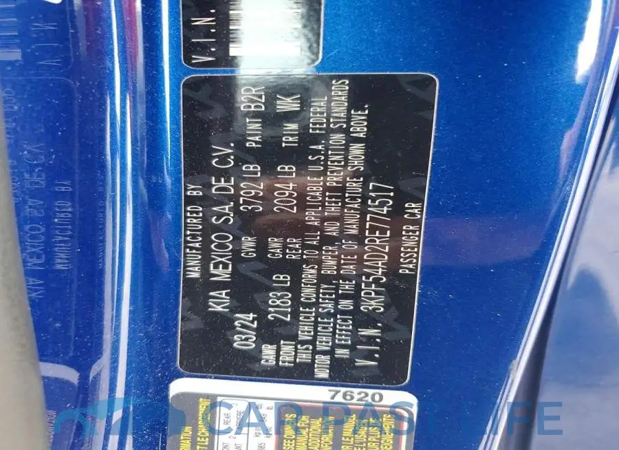 3KPF54AD2RE774517# 12