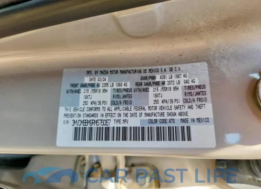 3MVDMBBM9RM676067# 13