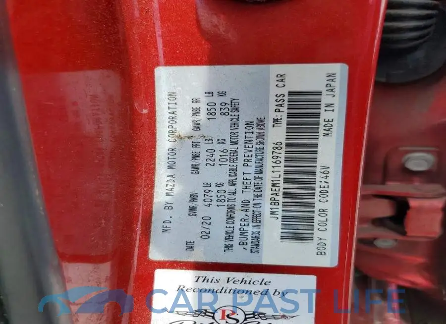 JM1BPAEM1L1169786# 12