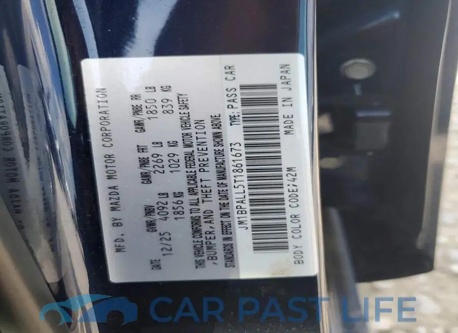 JM1BPALL5T1861673# 12