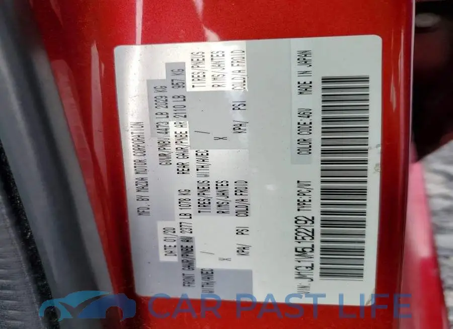 JM1GL1VM5L1522192# 13