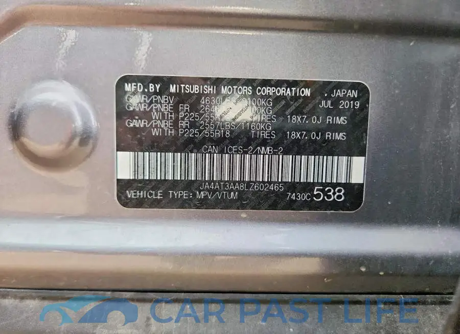 JA4AT3AA8LZ602465# 13