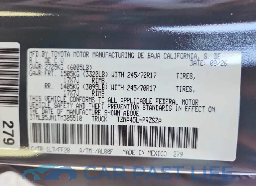 3TMLB5JN1TM305510# 13