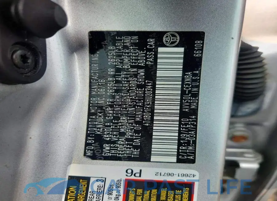 4T1BD1FK9HU203447# 13