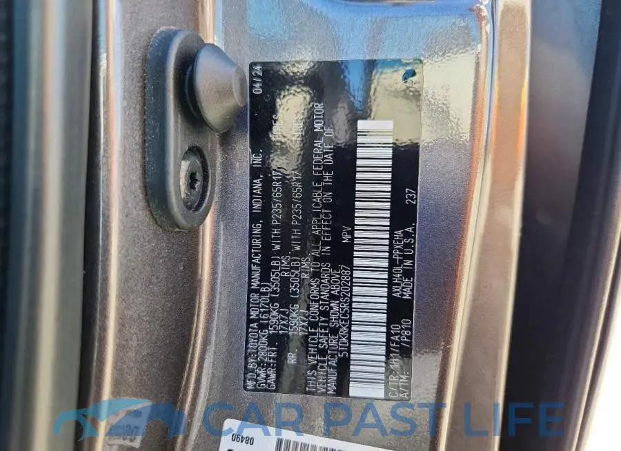5TDKRKEC5RS202887# 13