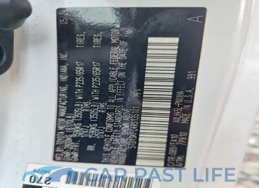 5TDYSKFC4RS135101# 13