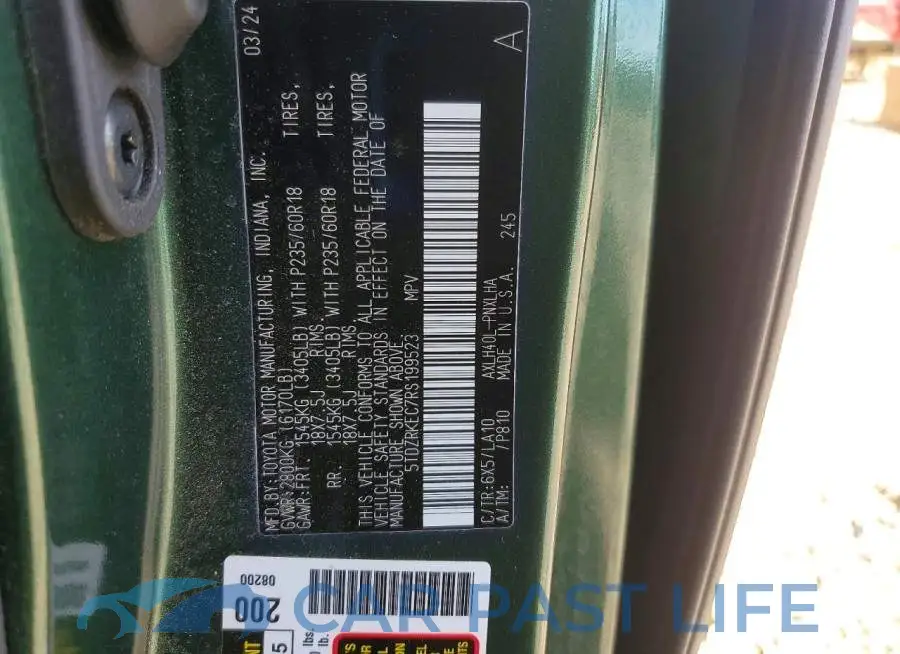 5TDZRKEC7RS199523# 14