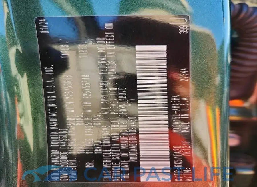 7MUDAABG0RV084450# 13