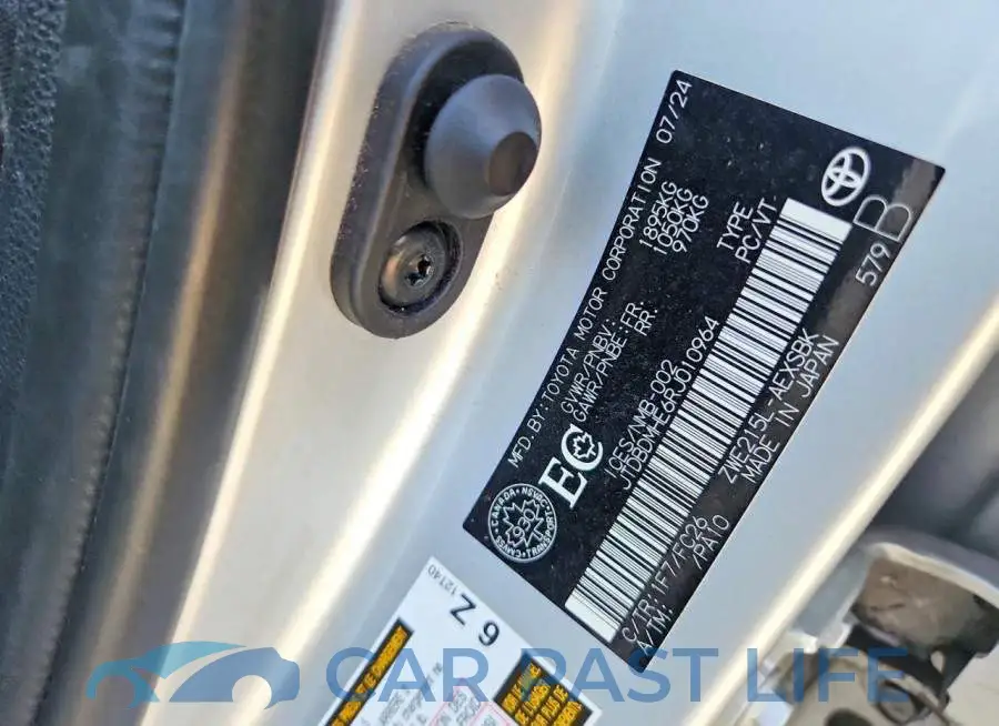 JTDBDMHE6RJ010964# 12