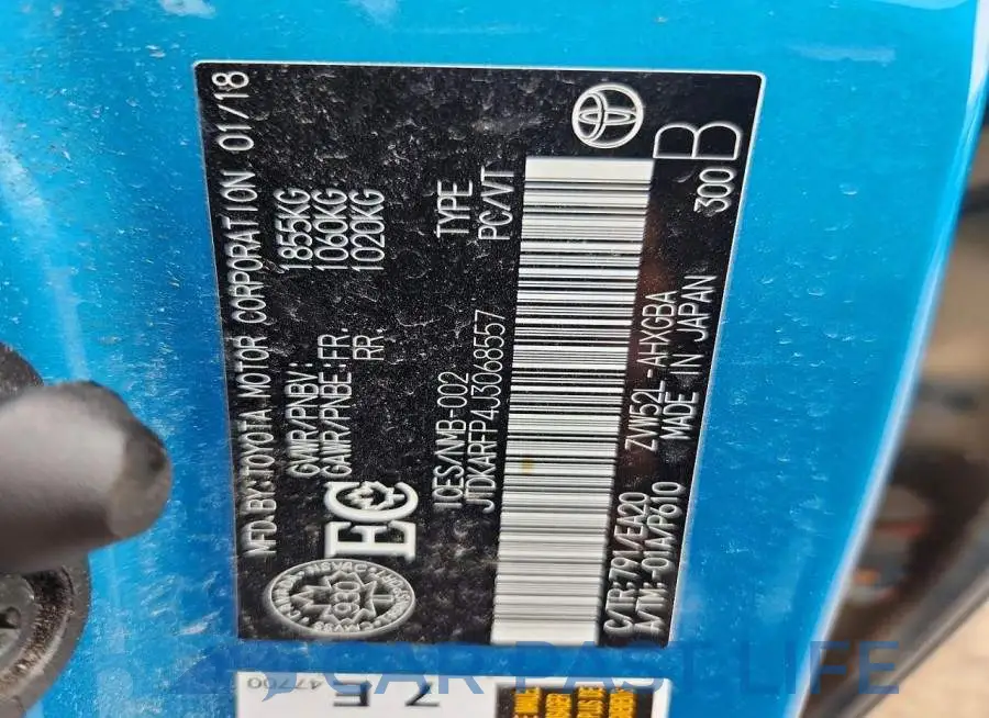JTDKARFP4J3068557# 12