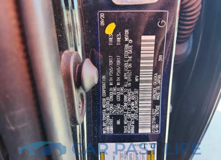 JTEFU5JR1M5231387# 13