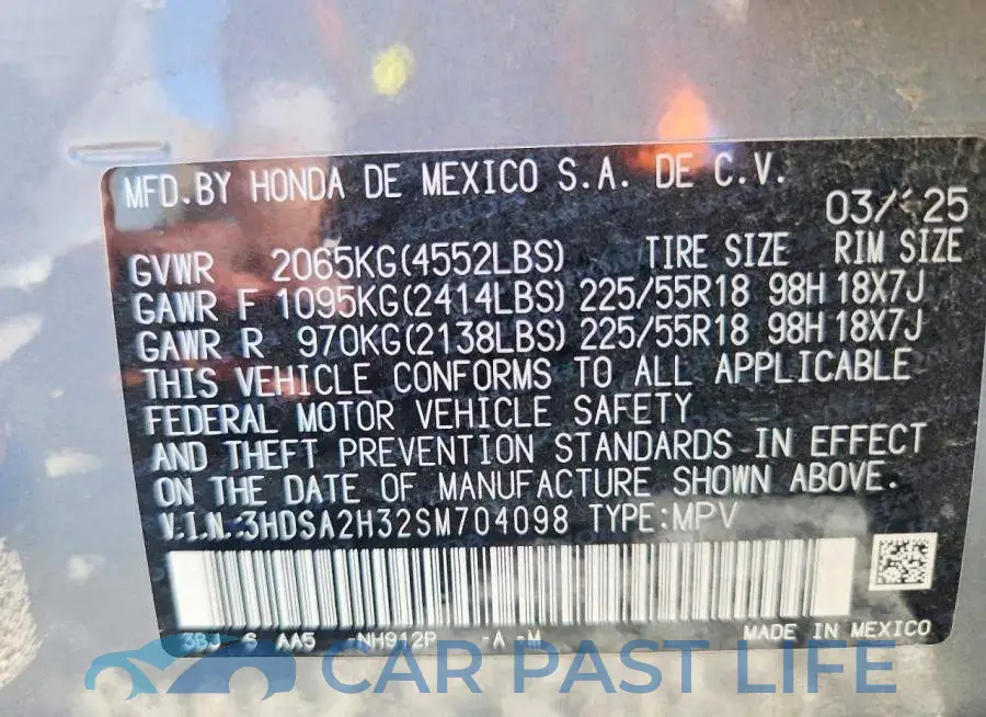 3HDSA2H32SM704098# 13