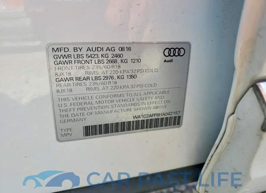 WA1C2AFP8HA042157# 13