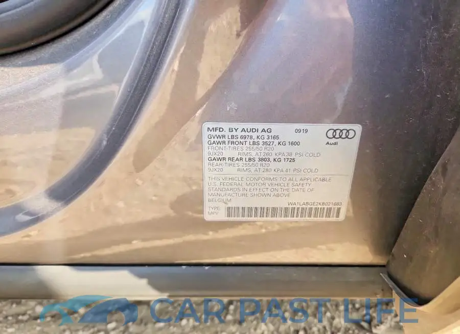 WA1LABGE2KB021683# 12