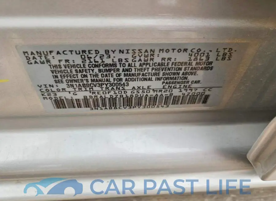 3N1AB8CV3PY300543# 12