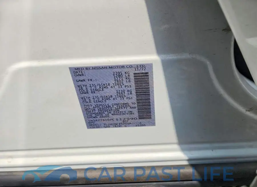 5N1AZ2BS6PC112990# 13