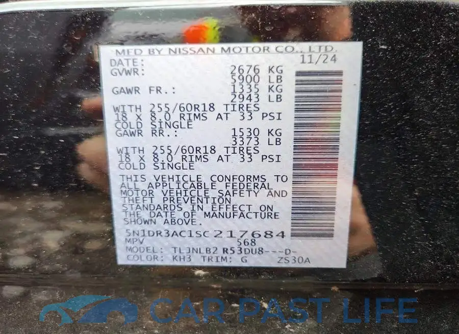 5N1DR3AC1SC217684# 14