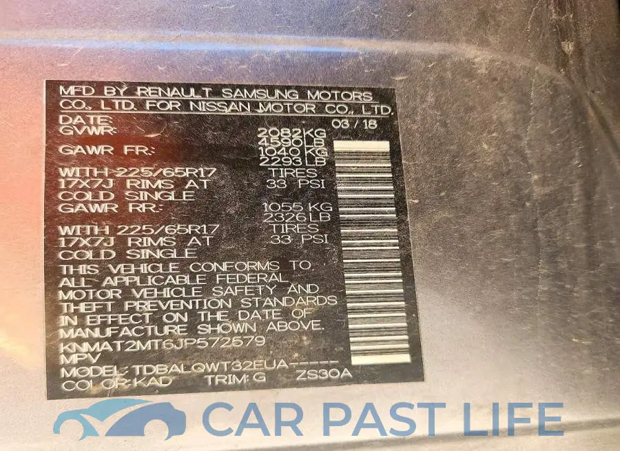 KNMAT2MT6JP572579# 14