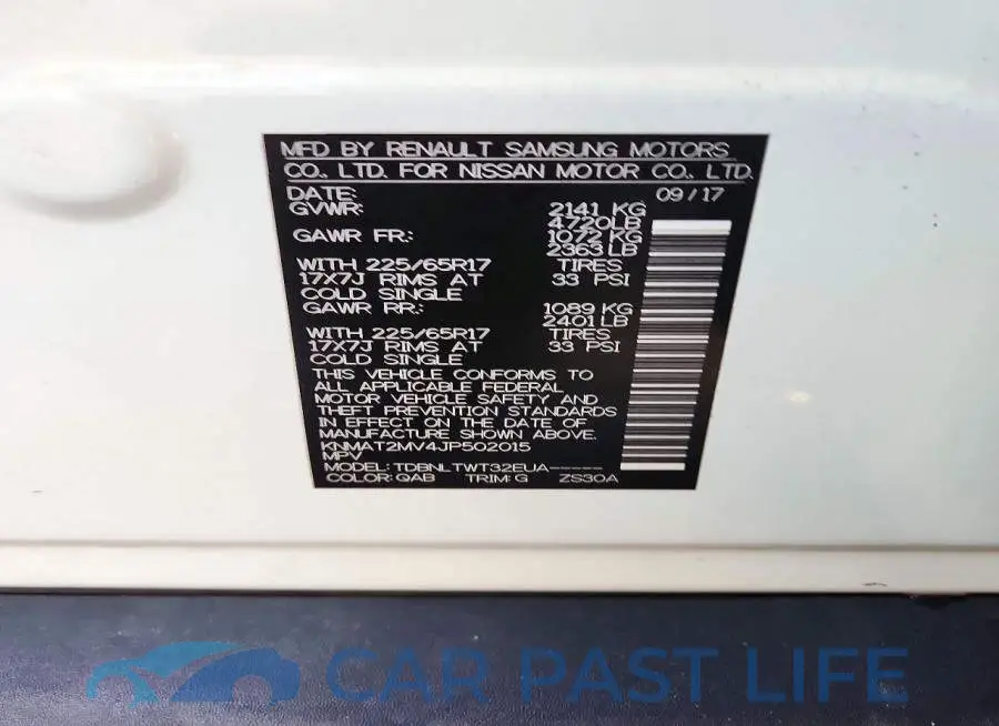 KNMAT2MV4JP502015# 14
