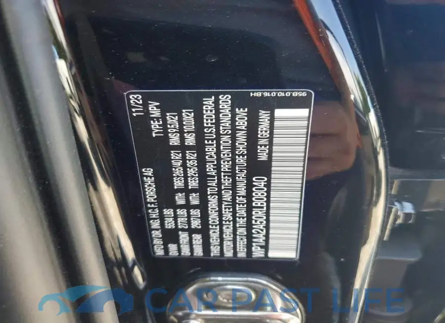 WP1AA2A50RLB08040# 13