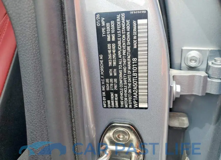 WP1AA2A50TLB10118# 12