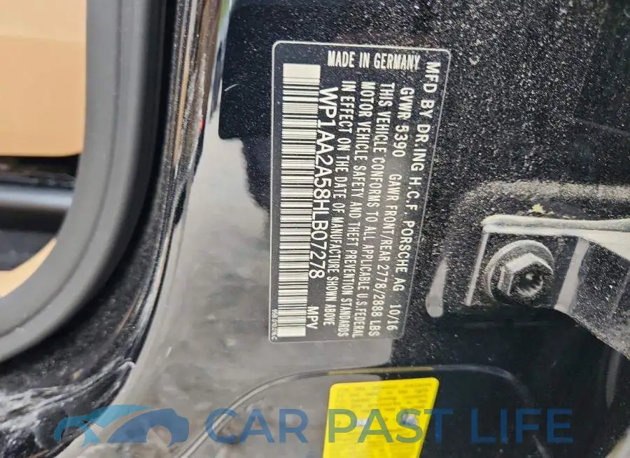 WP1AA2A58HLB07278# 13