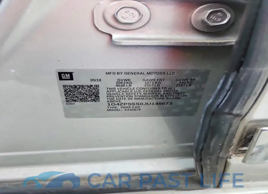1G4ZP5SS0JU145673# 12