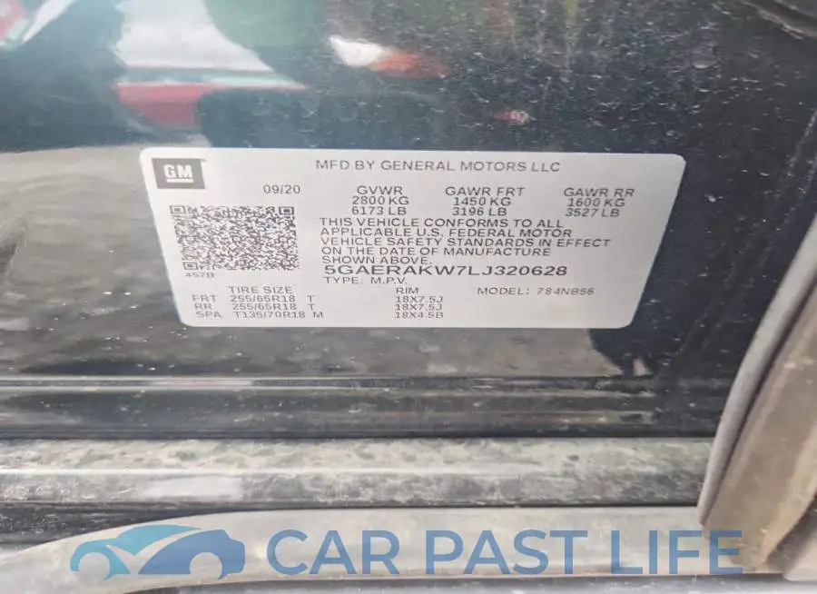 5GAERAKW7LJ320628# 13