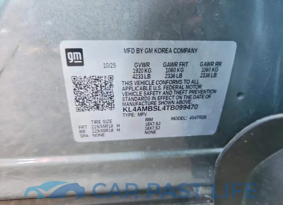 KL4AMBSL4TB099470# 12