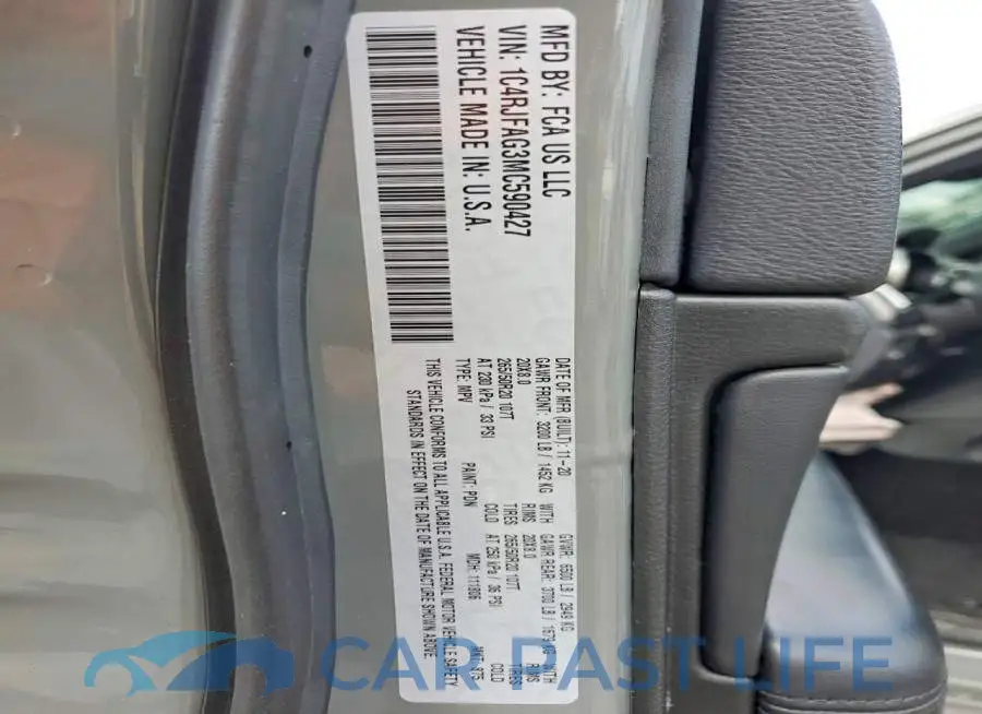 1C4RJFAG3MC590427# 13