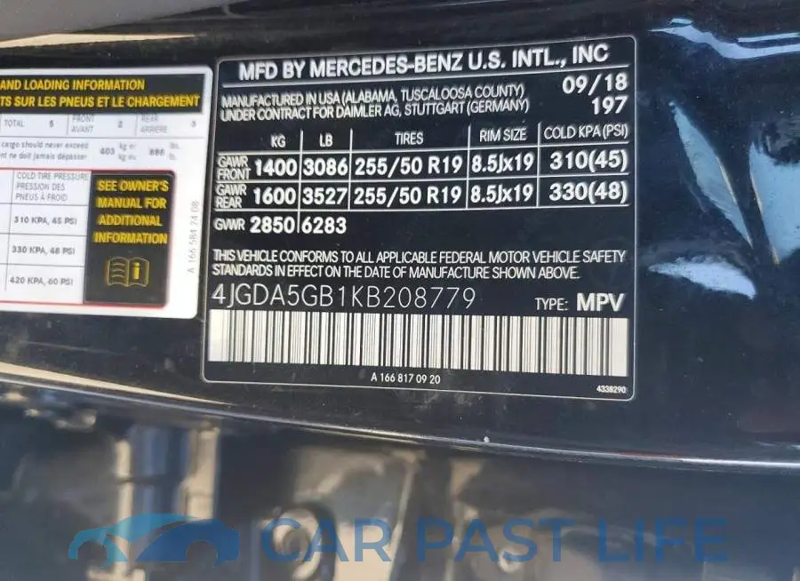 4JGDA5GB1KB208779# 13