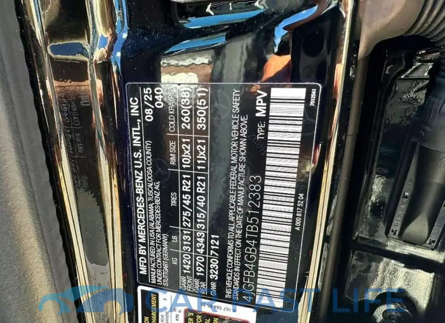 4JGFB4GB4TB512383# 10