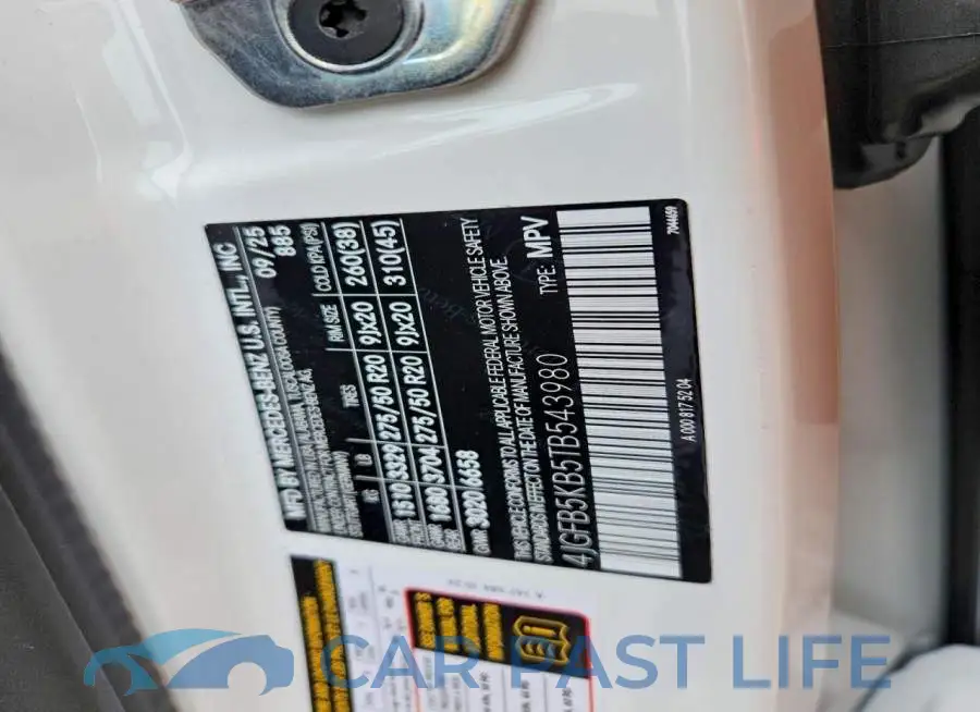 4JGFB5KB5TB543980# 12